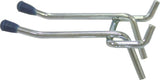 CRAWFORD 18444 Peg Hook, Silver, Chrome