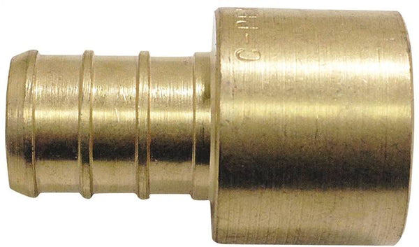 Apollo Valves APXFSA11 Pipe Adapter, 1 in, PEX x Female Solder, Brass, 200 psi Pressure