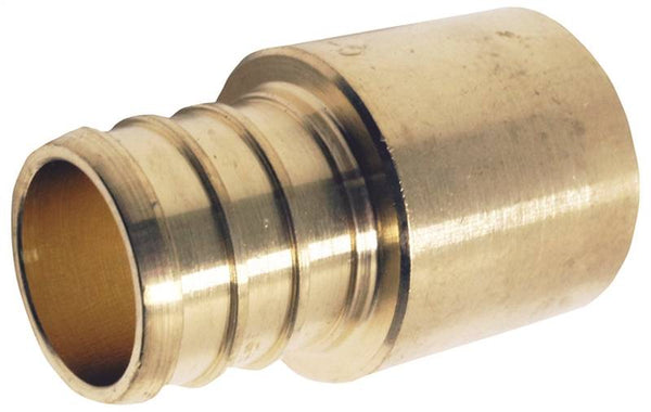 Apollo Valves APXMSA11 Pipe Adapter, 1 in, PEX x Male Solder, Brass, 200 psi Pressure