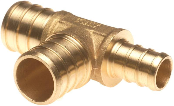 Apollo Valves APXT341234 Tube Tee, 3/4 x 1/2 x 3/4 in