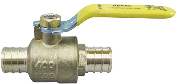 Apollo Valves APXV3434 Ball Valve, 3/4 x 3/4 in Connection, Crimp, Brass Body