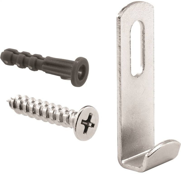 Prime-Line 193675 Mirror Holder Clip, Steel, Chrome