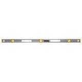 STANLEY 42-076 I-Beam Level, 48 in L, 3 -Vial, 1 -Hang Hole, Non-Magnetic, Aluminum, Silver