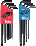 Eklind 13222 Hex Key Combo Set, 22-Piece, Steel, Black