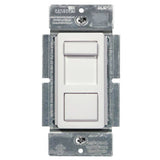 Leviton R50-IPL06-10M Slide Dimmer, 120 V, 600/150 W, CFL, Incandescent, LED Lamp, 3-Way, Ivory/White