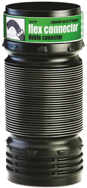 Amerimax 57010 Pipe Elbow Connector, 4 in, Polypropylene