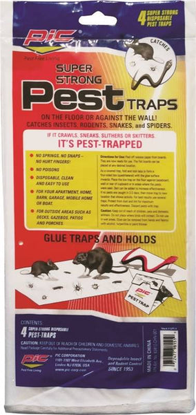 Pic GPT-4 Pest Trap Glue, 5-1/4 in W, 10-1/4 in H