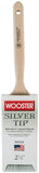 WOOSTER 5220-2-1/2 Paint Brush, 2-1/2 in W, 2-15/16 in L Bristle, Polyester Bristle, Flat Sash Handle