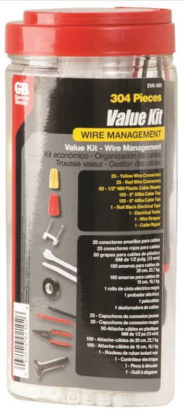 GB EVK-003 Electrical Project Kit, Assorted, 304 -Piece