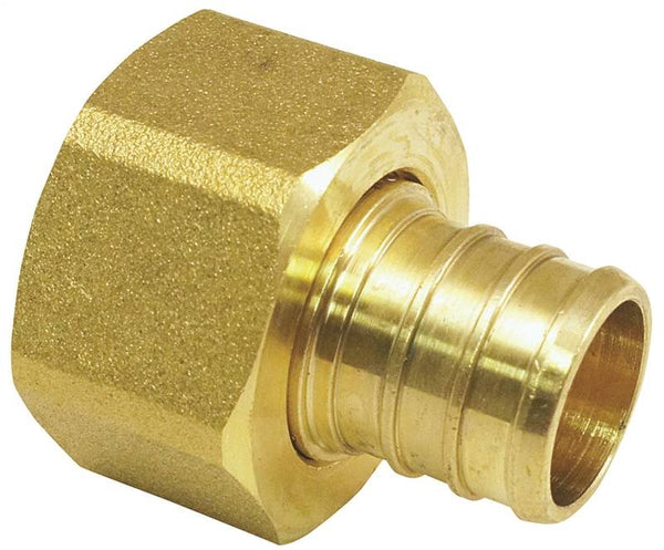 Apollo Valves APXFF3434S Hose Pipe Adapter, 3/4 in, Barb x FPT, Brass, 200 psi Pressure