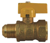 PRO-FLEX PFGV-FFL3458B Gas Valve, 3/4 x 5/8 in Connection, FIP x Flare