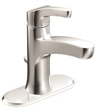 Moen Danika Series WSL84733 Bathroom Faucet, 1.2 gpm, 1-Faucet Handle, Metal, Chrome Plated, Lever Handle