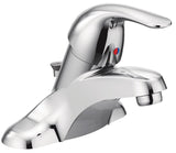 Moen Adler Series WS84503 Bathroom Faucet, 1.2 gpm, 1-Faucet Handle, Metal, Chrome Plated, Lever Handle, Low Arc Spout