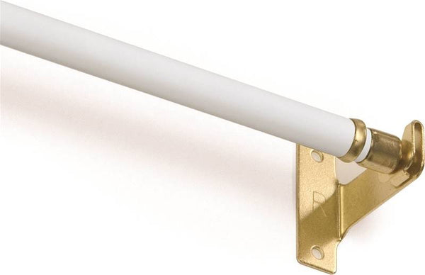 Kenney KN392/1 Sash Rod, 7/16 in Dia, 48 to 84 in L, White