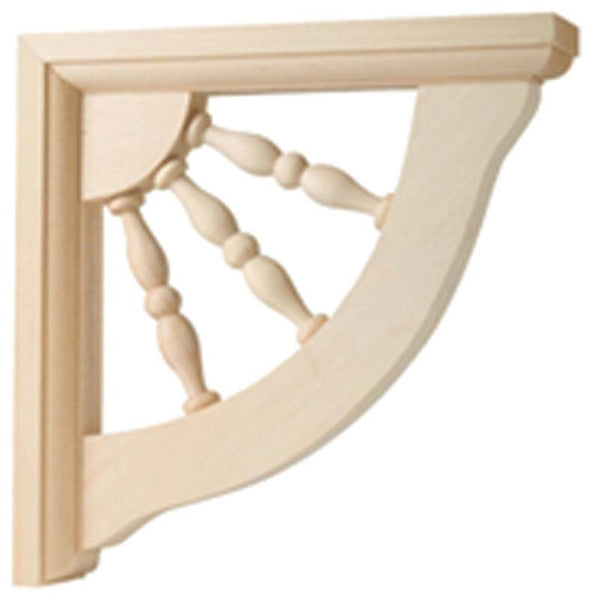 Waddell CB737 Spindle Bracket, Hardwood, Natural