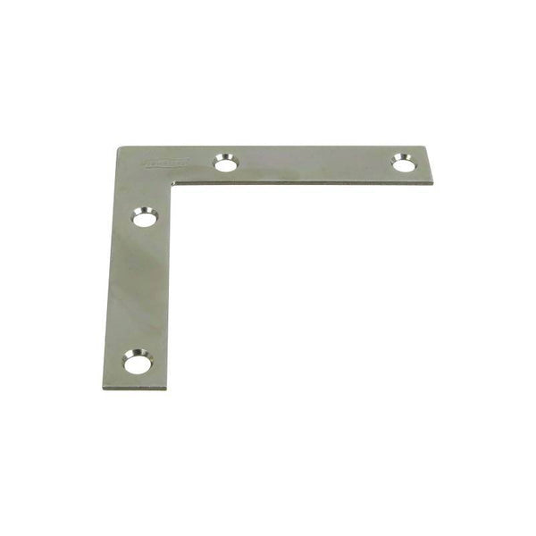National Hardware 117BC Series N266-544 Corner Brace, 3-1/2 in L, 5/8 in W, 3-1/2 in H, Steel, Zinc, 0.07 Thick Material