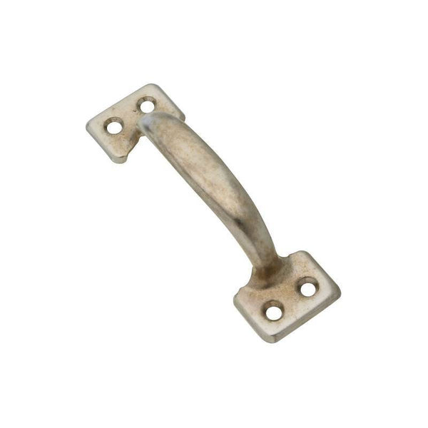 National Hardware N116-616 Sash Lift, 4 in L Handle, Steel, Nickel