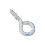 National Hardware N118-794 Screw Eye, #104, 0.216 in Dia Wire, 0.94 in L Thread, 2.06 in OAL, 75 lb Working Load, Steel