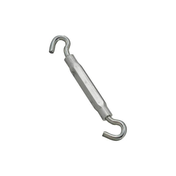 National Hardware 2174BC Series N222-018 Turnbuckle, 130 lb Working Load, 5/16-18 in Thread, Hook, Hook, 9 in L Take-Up