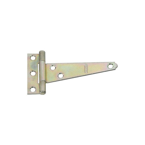 National Hardware N128-587 T-Hinge, 2.24 in W Frame Leaf, 3/4 in H Frame Leaf, Steel, Zinc, Tight Pin