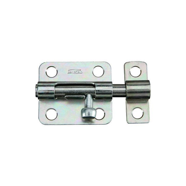 National Hardware N151-449 Barrel Bolt, 0.32 in Dia Bolt Head, 2-1/2 in L Bolt, Steel, Zinc