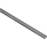 Stanley Hardware 4208BC Series N247-643 U-Channel, 72 in L, 1/16 in Thick, Aluminum, Mill