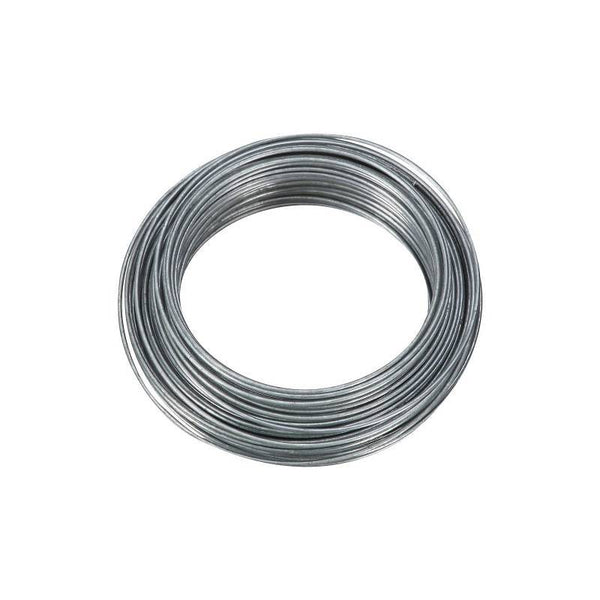National Hardware V2568 Series N264-770 Wire, 0.041 in Dia, 50 ft L, 19 Gauge, 40 lb Working Load, Galvanized Steel