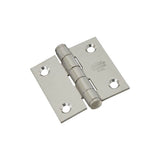 National Hardware N276-964 Door Hinge, 2 in W Frame Leaf, 0.08 in Thick Frame Leaf, Stainless Steel, Stainless Steel