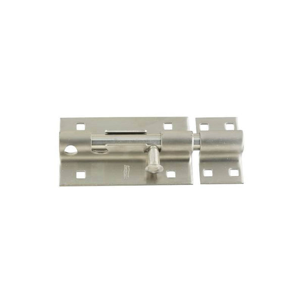 National Hardware N342-477 Barrel Bolt, 5 in L Bolt, Stainless Steel