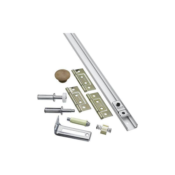 National Hardware N343-715 Folding Door Hardware Set, Steel, For: Bi-Fold Doors