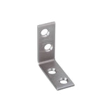 National Hardware V415 Series N348-300 Corner Brace, 1-1/2 in L, 5/8 in W, 1-1/2 in H, Stainless Steel