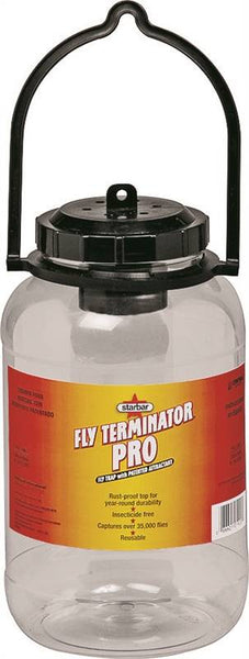 Starbar Fly Terminator 100520212 Fly Trap, Solid, Fish, 1 gal