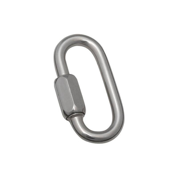 National Hardware 3167BC Series N262-493 Quick Link, 1/4 in Trade, 1800 lb Working Load, Stainless Steel
