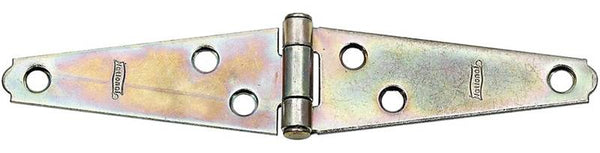 National Hardware N127-431 Strap Hinge, 1-3/16 in W Frame Leaf, 0.056 in Thick Leaf, Steel, Zinc, 18 lb