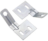National Hardware V391A Series N344-895 Folding Door Aligner, Steel, Zinc