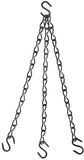 National Hardware V2663 Series N275-024 Flower Plant Chain, 18 in L, Steel, Black