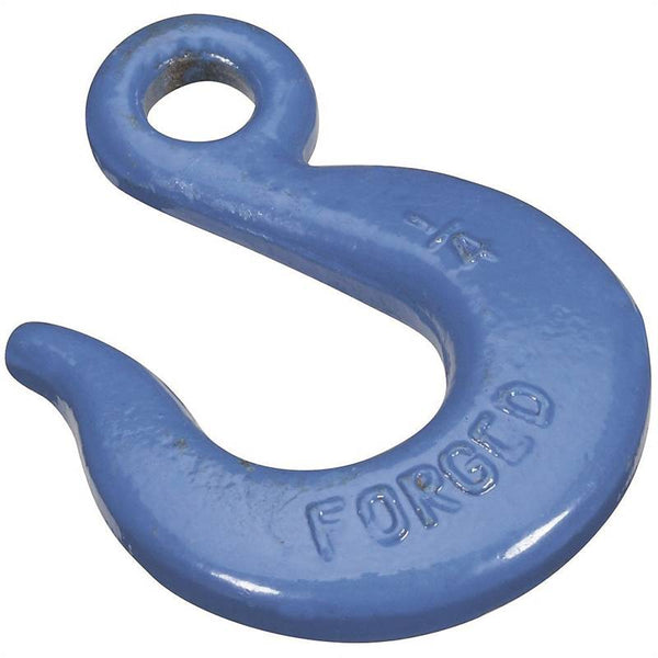 National Hardware 3246BC Series N177-337 Eye Slip Hook, 1/4 in, 2600 lb Working Load, Steel, Blue