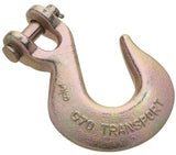 National Hardware 3254BC Series N282-111 Clevis Slip Hook, 3/8 in, 6600 lb Working Load, Steel, Yellow Chrome