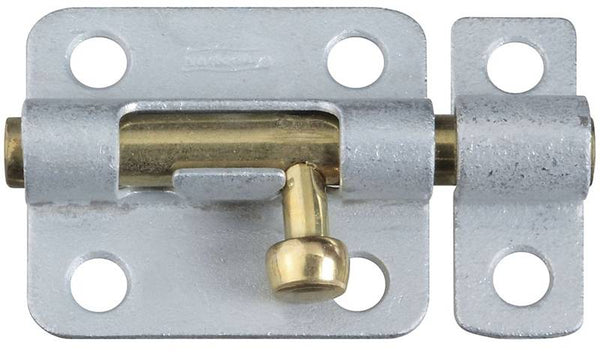 National Hardware N151-878 Barrel Bolt, 0.32 in Dia Bolt Head, 3 in L Bolt, Galvanized