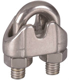 National Hardware 4230BC Series N830-313 Wire Cable Clamp, 3/16 in Dia Cable, 1 in L, Malleable Iron