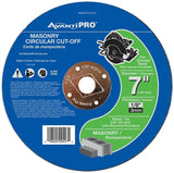 Avanti Pro PBD070125L01C Cut-Off Wheel, 7 in Dia, 1/8 in Thick, 5/8 in Arbor, Silicone Carbide Abrasive