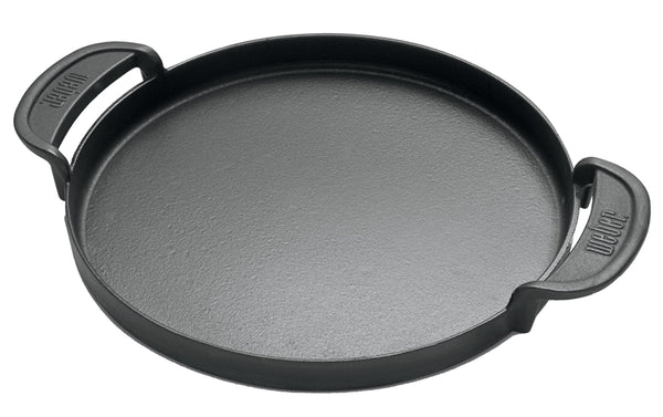 Weber 7421 Griddle, Cast Iron, Enamel-Coated, For: Gourmet BBQ System Cooking Grate