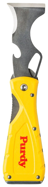 Purdy 140900600 Folding Multi-Tool, Rubber/Stainless Steel, Yellow