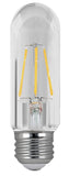 Feit Electric BPT1040/950CA LED Bulb, Linear, T10 Lamp, 40 W Equivalent, E26 Lamp Base, Dimmable, Clear, Daylight Light