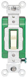 Leviton 3032-2I Switch, 30 A, 120/277 V, Lead Wire Terminal, NEMA WD-1, WD-6, Thermoplastic Housing Material