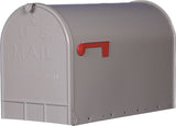 Gibraltar Mailboxes ST200000 Rural Mailbox, 3175 cu-in Capacity, Galvanized Steel, Powder-Coated, 11.7 in W, 24.8 in D