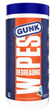 GUNK EDW30 Engine Degreasing Wipes, 12 in L, 8 in W, Citrus