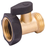 Landscapers Select GB9111A3L Hose Shut-Off Valve, 3/4 in, Female, 1 -Port/Way, Brass Body, Brass