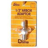 Dico 535-ARBOR Arbor Adapter, Silver, For: Mounting Buffing Wheels