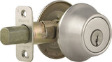 Kwikset 660M26DCPRFLRCSK6 Deadbolt, Satin Chrome, 2-3/8 to 2-3/4 in Backset, K Keyway